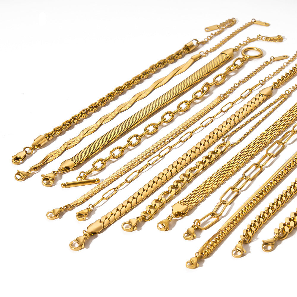 Stainless Steel Ornament Bracelet Female Jewelry/Accessories