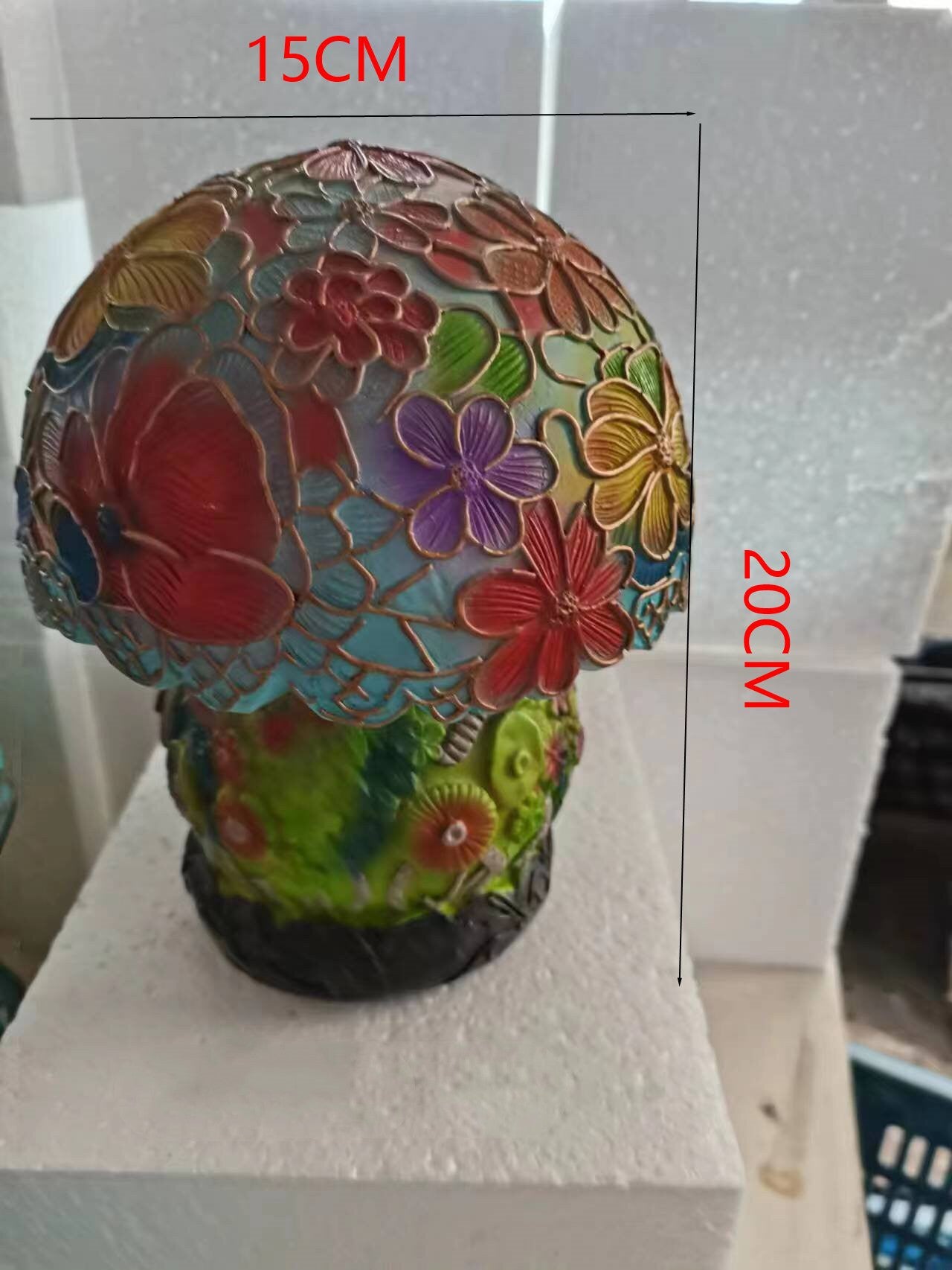 Colored Glass Plant Series Desk Lamp Lighting Home Essentials