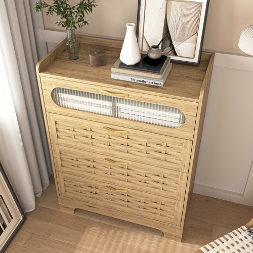 Wooden Bedroom With 4 Drawers And Dressing Table Furniture