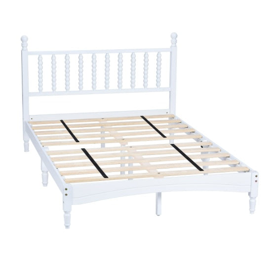 Solid Rubberwood Bed