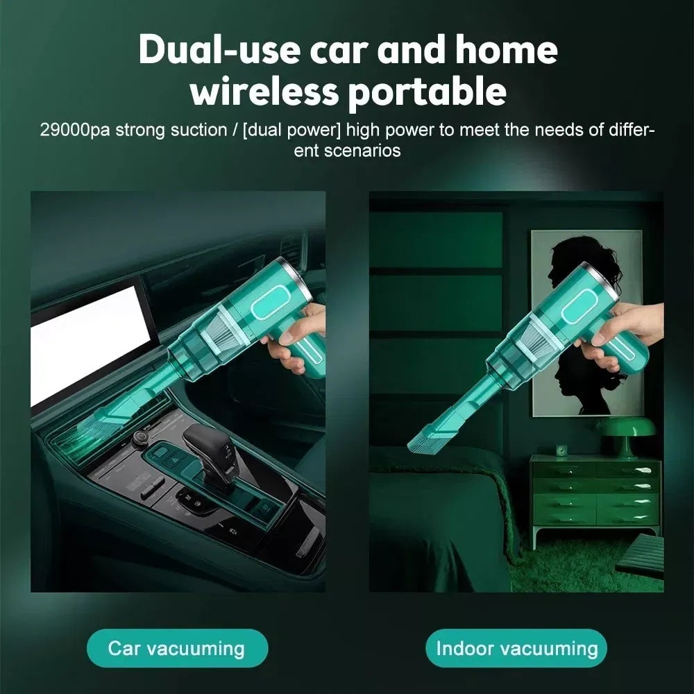 29000PA Cordless Hand Held Vacuum Cleaner Mini Portable Car Auto Home Wireless Home Essentials