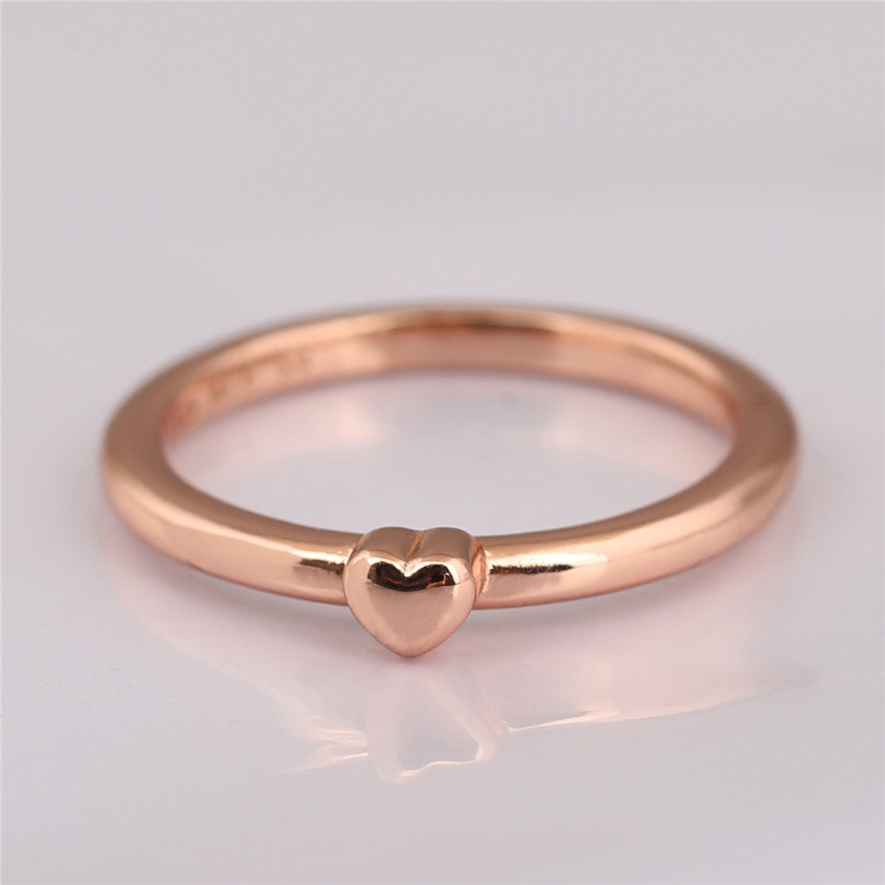 Flashing Electric Gold Puzzle Heart Ring