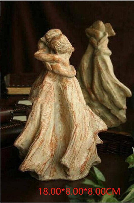 Wood Like Home Decoration Resin Ornaments