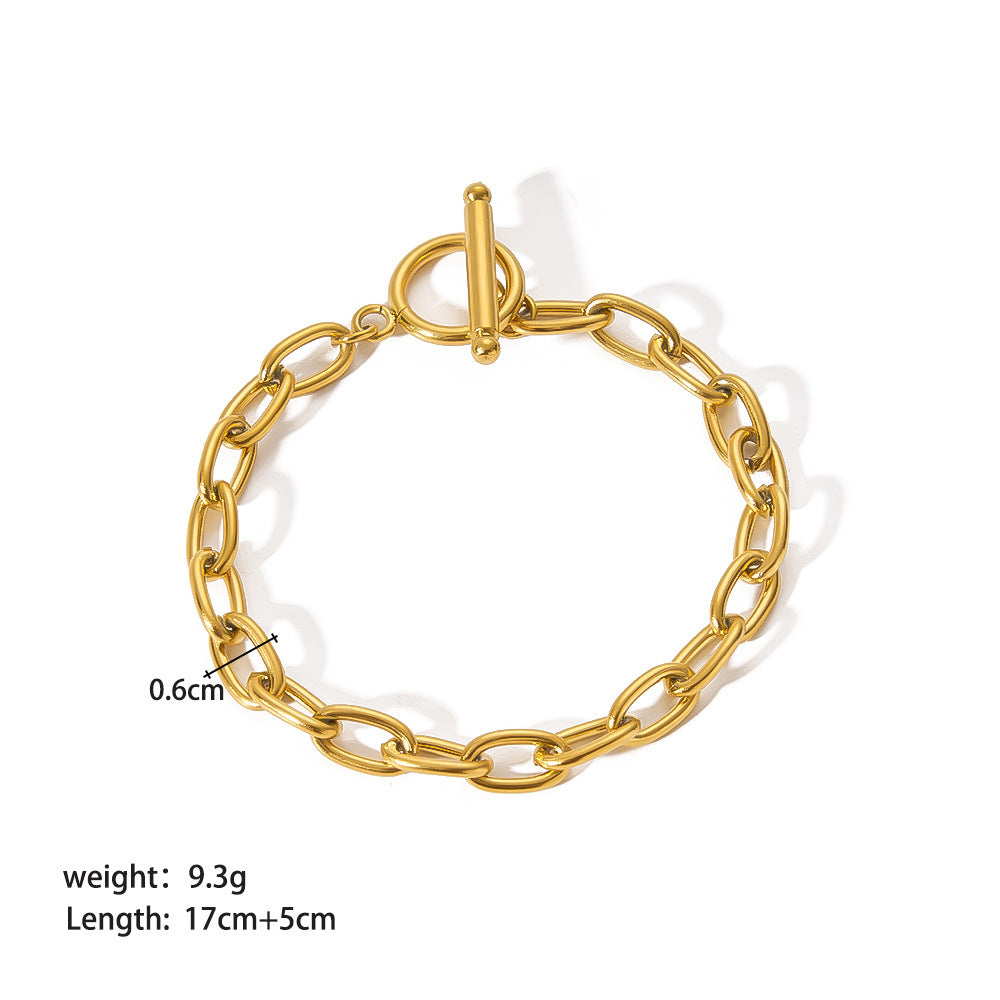Stainless Steel Ornament Bracelet Female Jewelry/Accessories