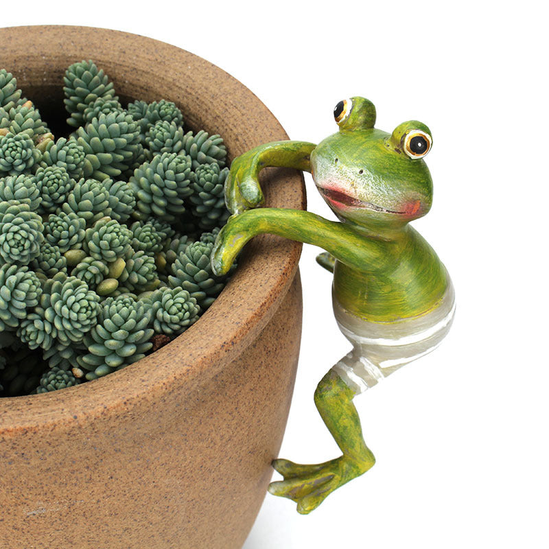 Frog potted ornament Home Ornaments