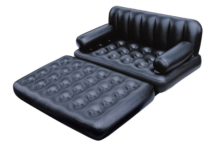 Double fold inflatable sofa