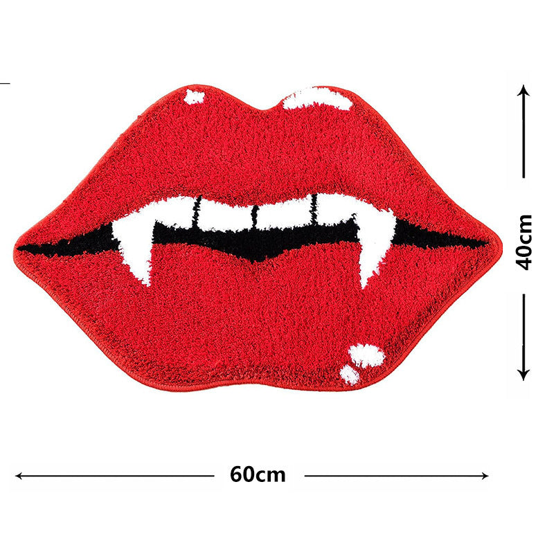 Halloween Cashmere-like Horror Mat Entrance Door Doormat Home Ornaments