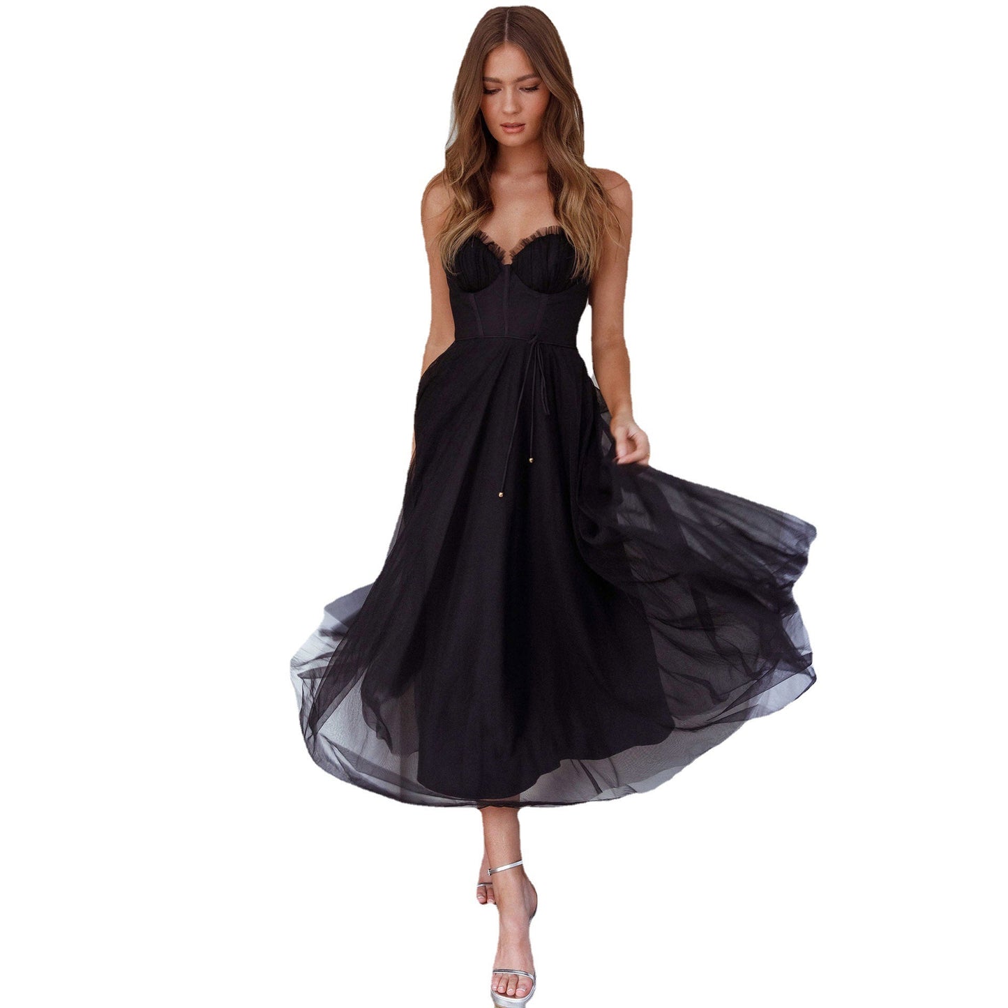 Sling Casual Dress Multi-color Women's Garments Apparel / Clothing