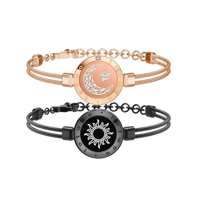 Bracelet couple intelligent Sun-Moon