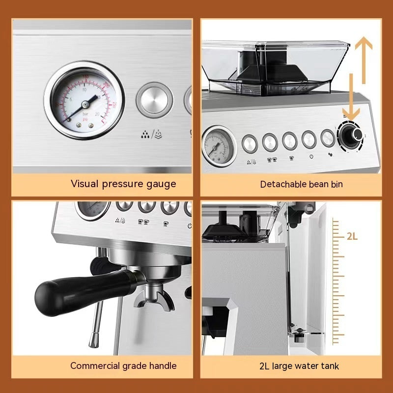 Italian Coffee Machine Fully Automatic Household Freshly Ground Concentrate Appliances Home Essentials