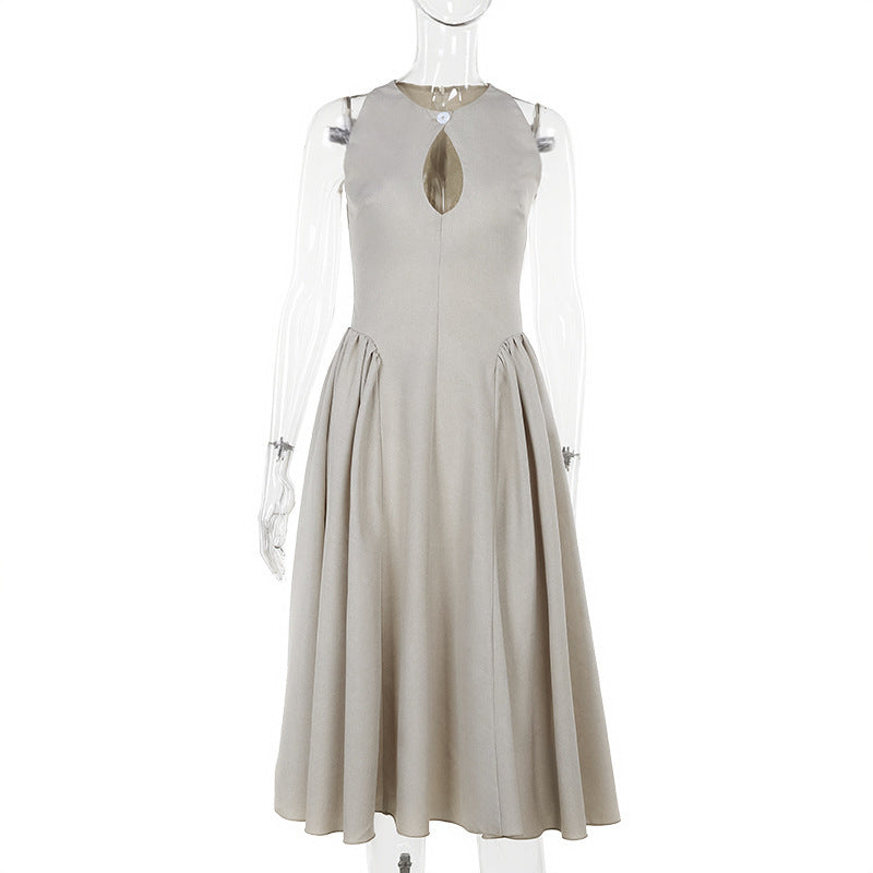 Women's Summer Fashion Hollowed-out A- Line Dress Women's Garments Apparel / Clothing
