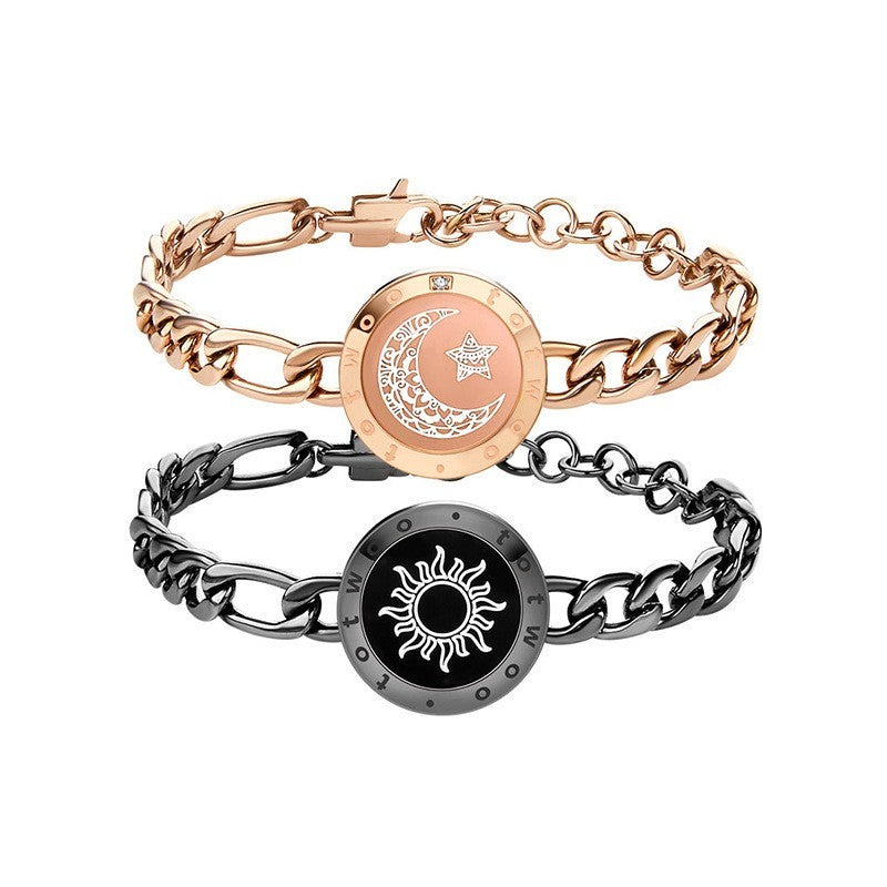 Bracelet couple intelligent Sun-Moon