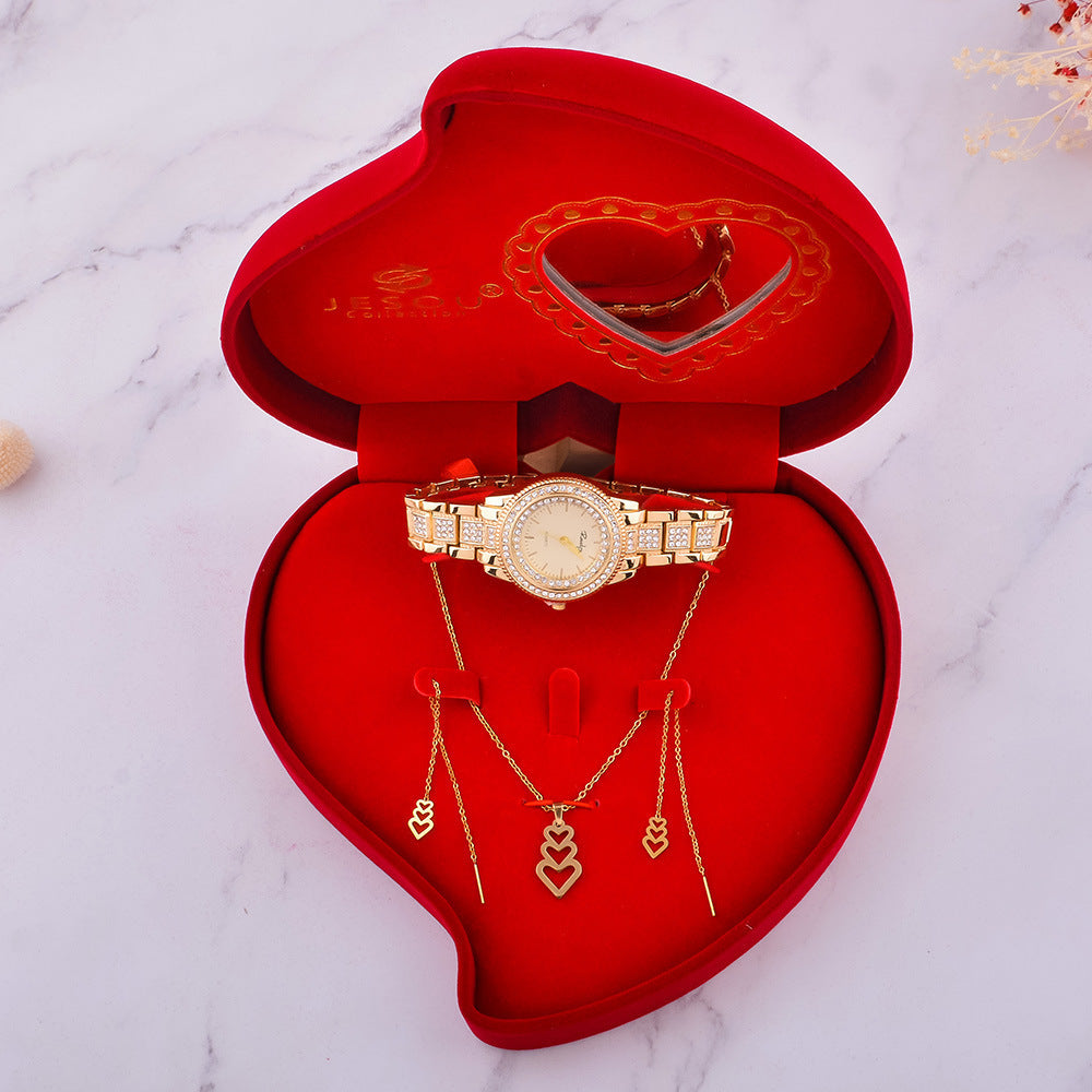 Coffret cadeau simple et exquis pour montre, collier et bijoux