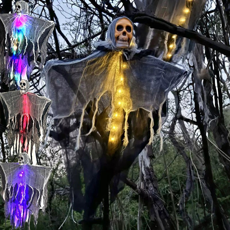 Halloween Decorations Horror Hanging Ghost Skull Skeleton Prop Perfect For Home Outdoor Yard Party Supplies Festival Decorations Home Ornaments