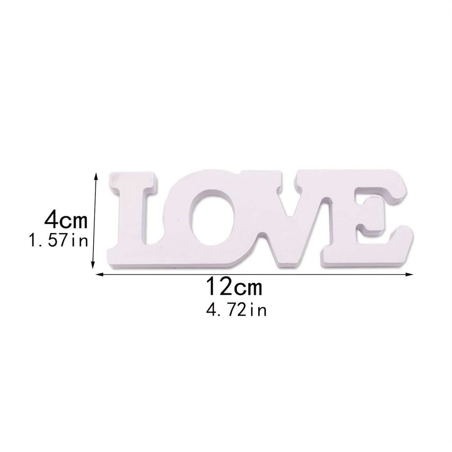HOME LOVE Letter White HOME Art Decoration Home Ornaments
