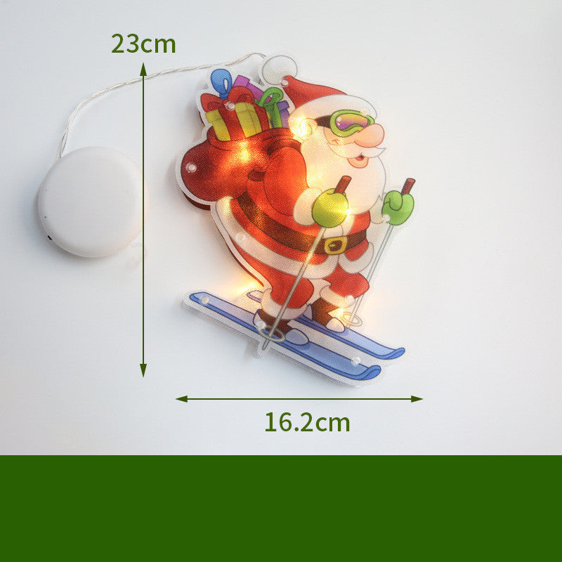 Christmas Decoration Lights Santa Snowman Elk Home Ornaments