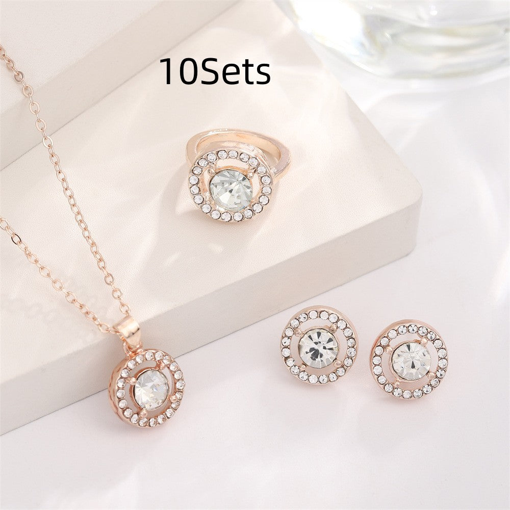 Pearl Butterfly Jewelry Set Drip Oil Jewelry & Accessories