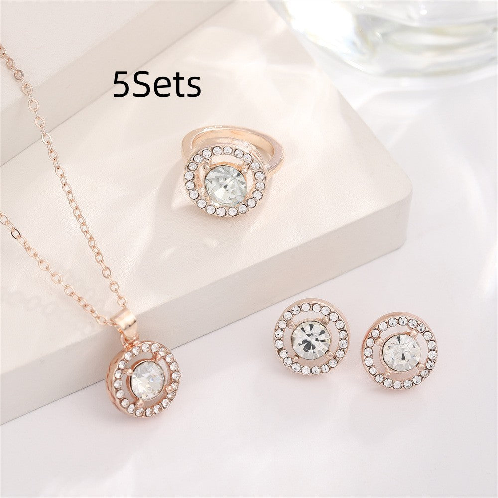 Pearl Butterfly Jewelry Set Drip Oil Jewelry & Accessories