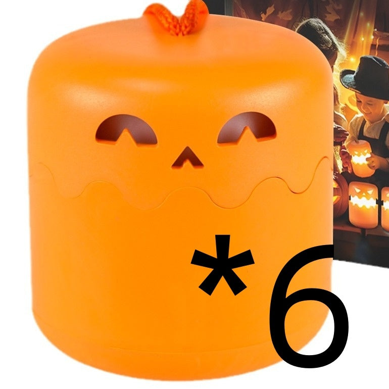 Halloween Pumpkin Lamp Foldable Portable Small Night Lamp Home Ornaments