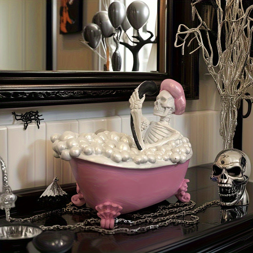 Bath Female Ghost Bathtub Statue Resin Decorations Home Ornaments