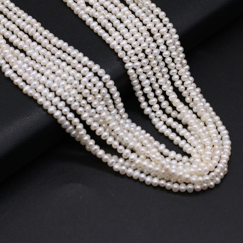 Natural Freshwater Pearl Nearly Circular 3A Punch Jewelry/Accessories
