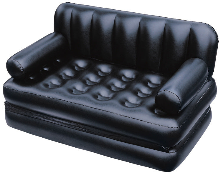Double fold inflatable sofa