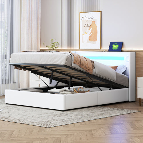 Fiberboard Double Bed 160cmx200cm Furniture