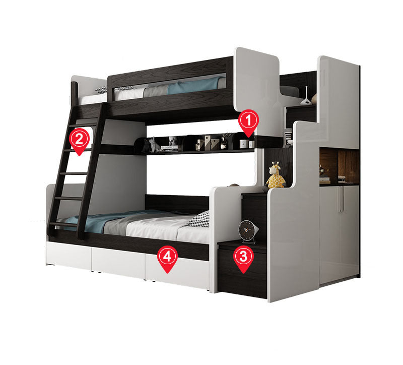 Simple Multi-function High And Low Bed Double Bed Furniture