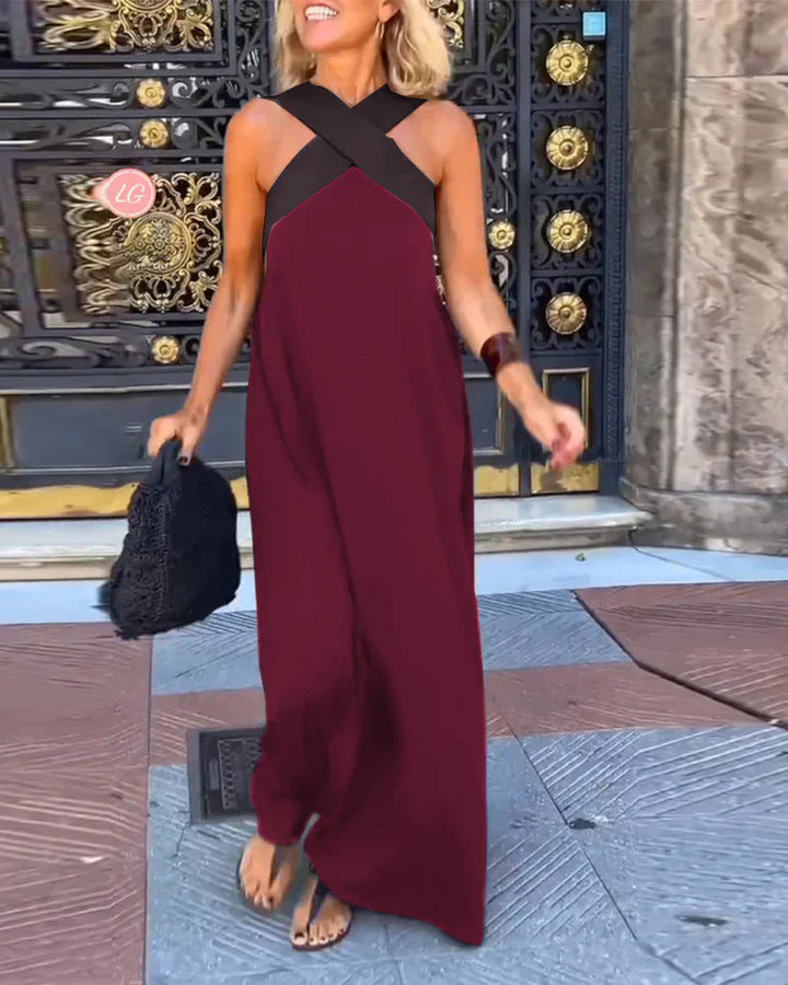 Women's Cross Beauty Back Dress Women's Garments Apparel / Clothing