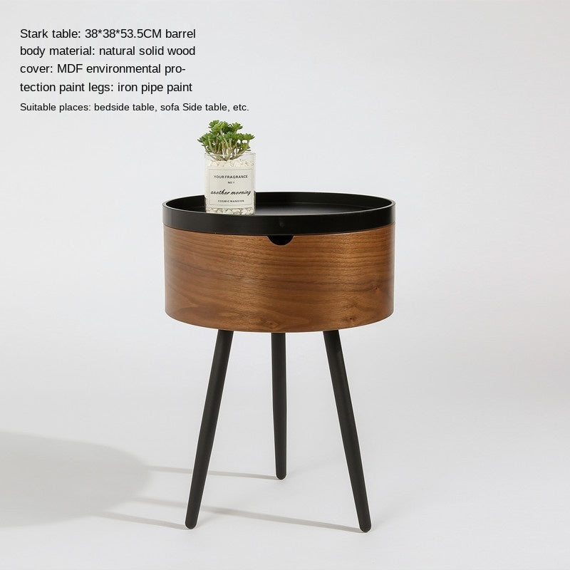 Italian Round Combination Coffee Table Small Apartment Living Room Side Table Furniture