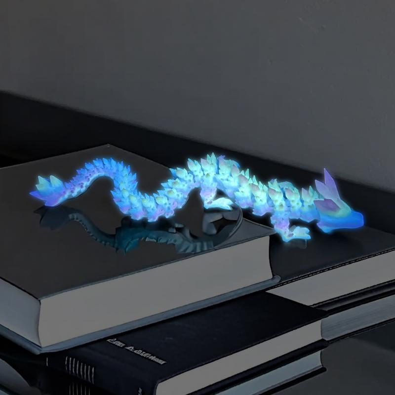 Diamond Pattern Dragon Realistic Brick Texture Cute And Easy To Store Home Decoration Collection Ornaments Suitable For Dinosaur Lovers