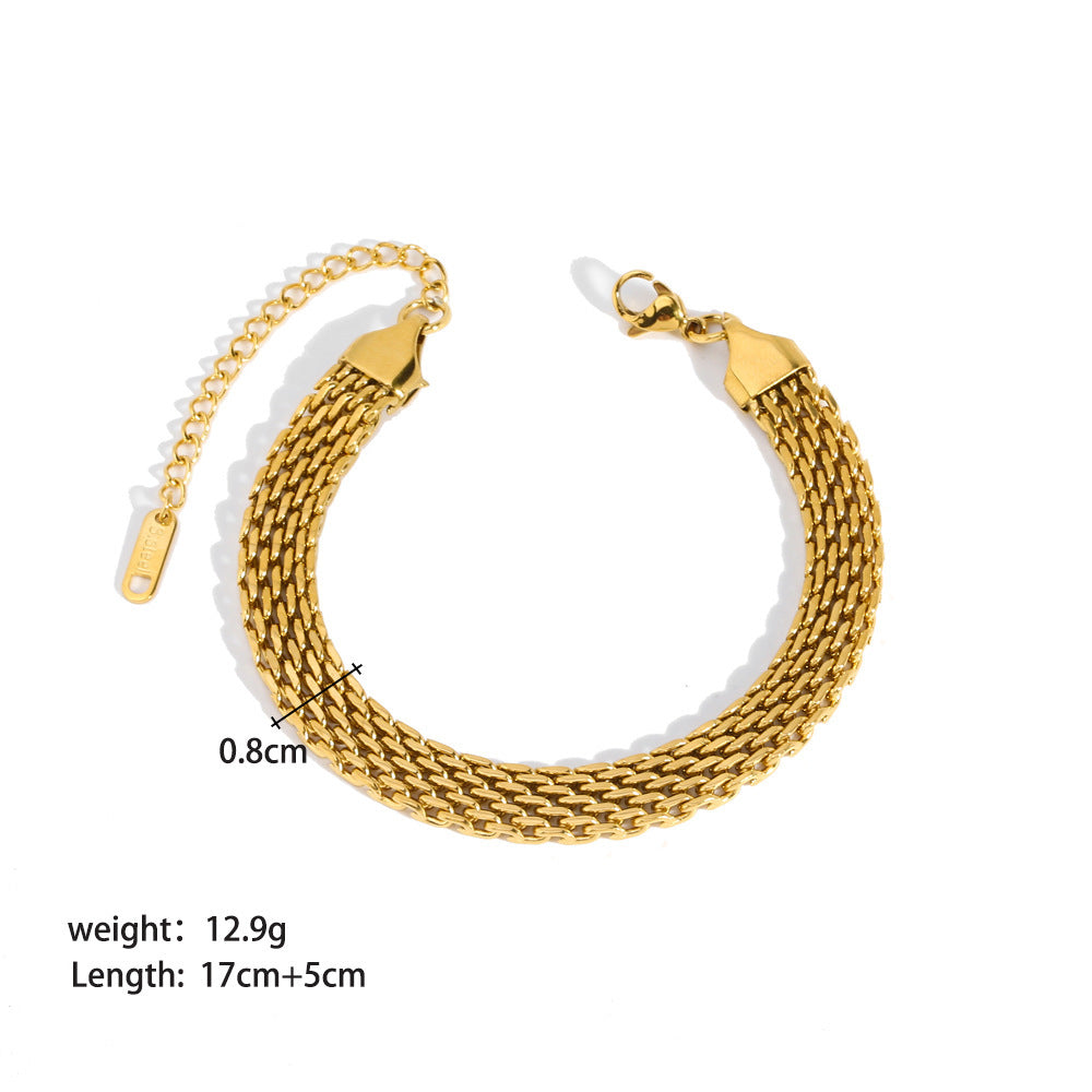 Stainless Steel Ornament Bracelet Female Jewelry/Accessories