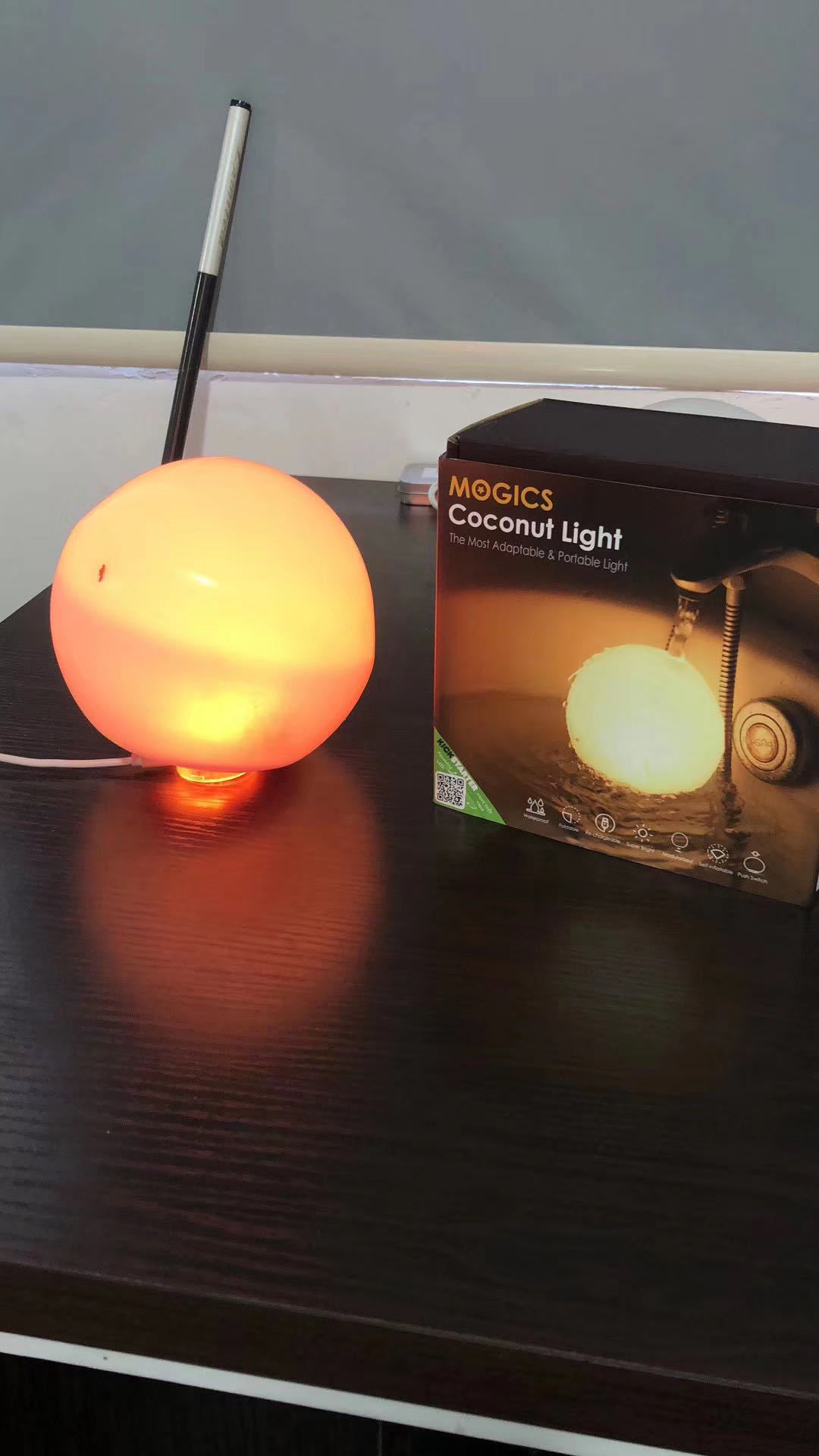 Coconut lamp foldable coconut lamp Lighting Home Essentials
