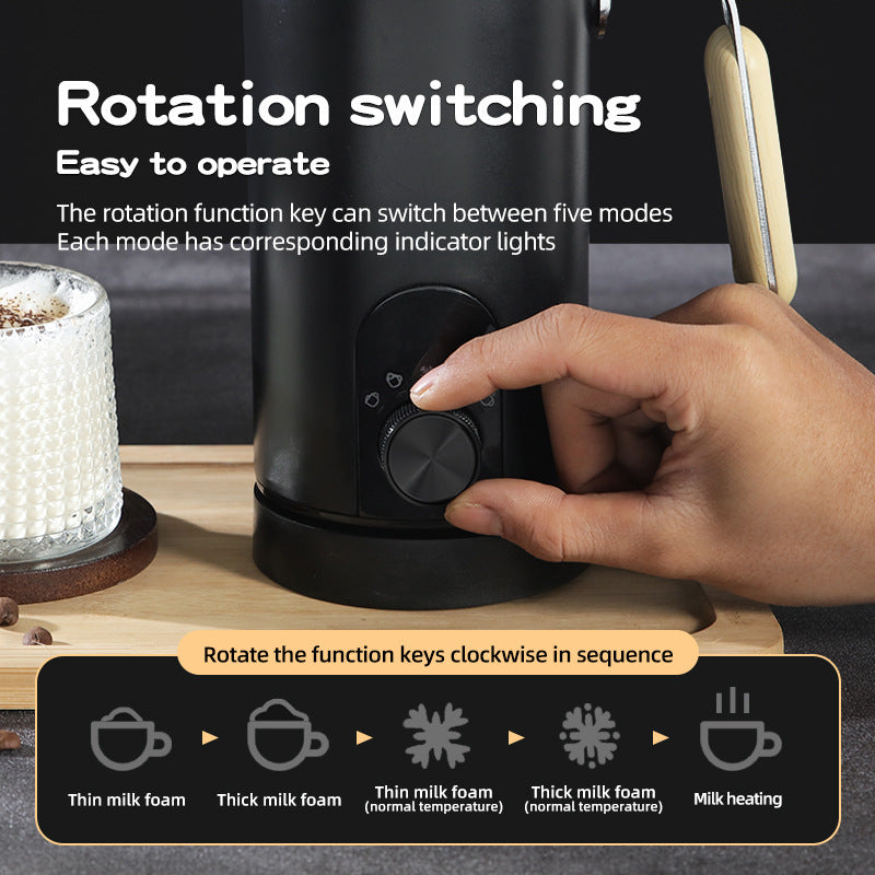 Milk Frother Household Hot And Cold Milk Bubbler Appliances/Home Essentials