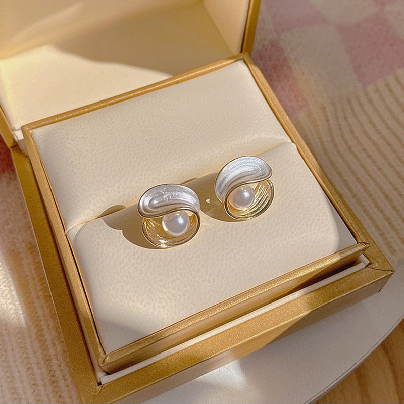 Women's Starry Sky Quicksand Design Elegant High-grade Earrings Jewelry/Accessories