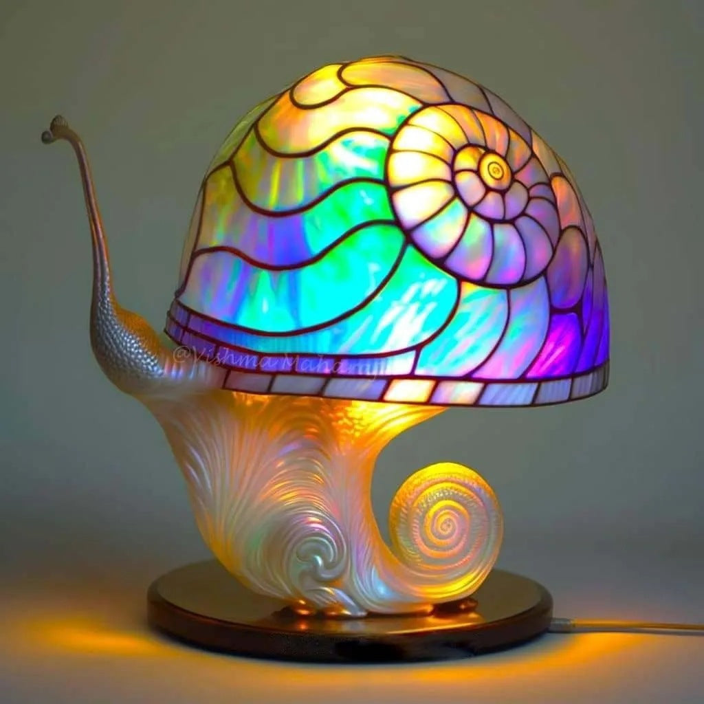 Colored Glass Plant Series Desk Lamp Lighting Home Essentials