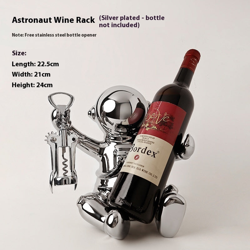 Astronaut Wine Rack Wine Cabinet TV Cabinet Decorations