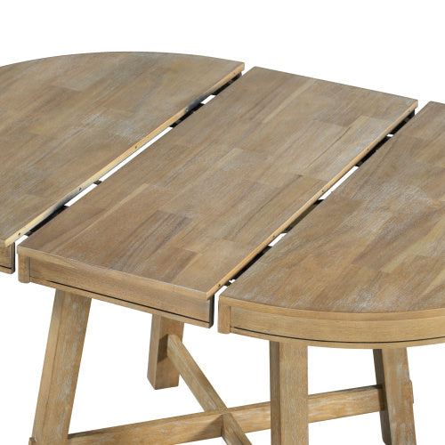 Table à manger circulaire extensible