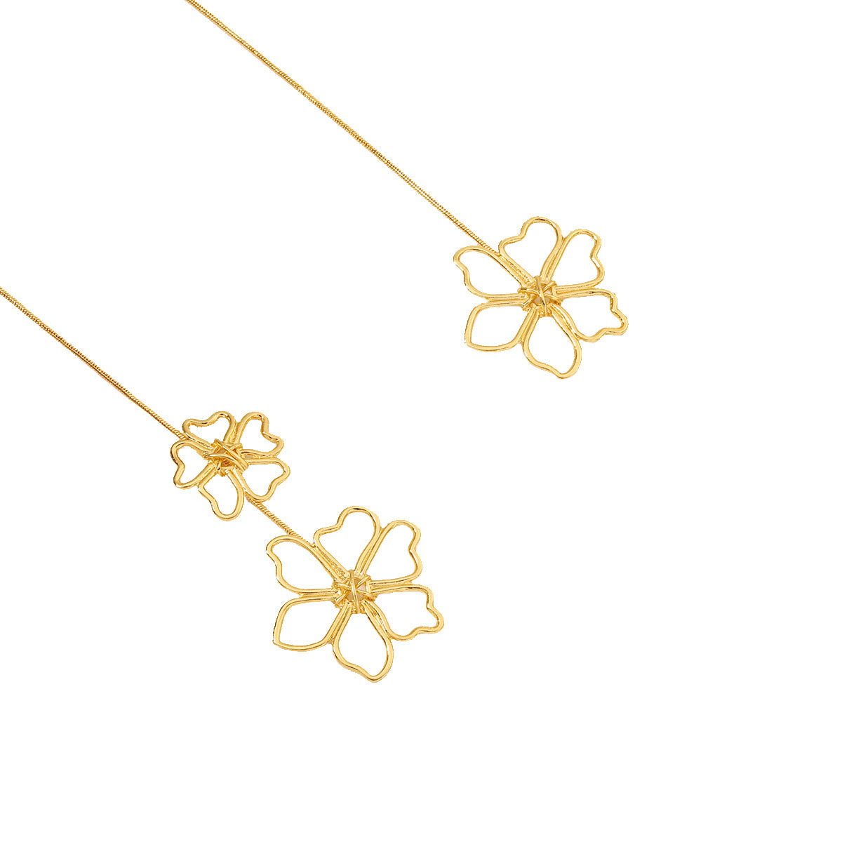 Retro Personalized Fashion Creative Alloy Flower Necklace Jewelry/Accessories