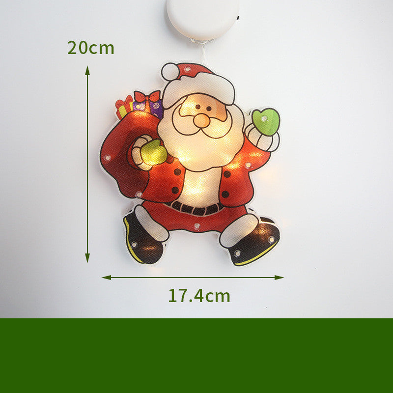 Christmas Decoration Lights Santa Snowman Elk Home Ornaments