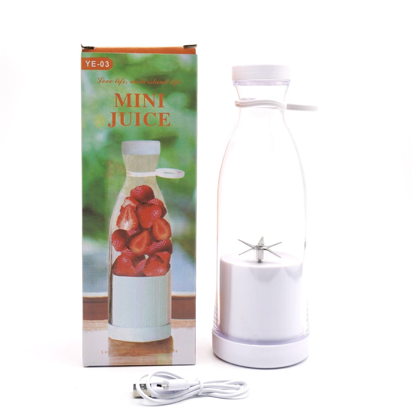 Electric USB Wine Bottle Juicer Cup 6-leaf Cutter Head Household Appliances Home Essentials