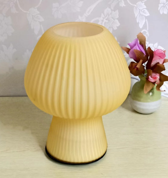 Glass Retro Bedside Table Lamp