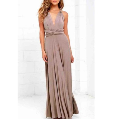 Women's Sexy Long Party Dress Club Floor-Length Summer Backless Bandage Maxi Dress Multiway Bridesmaids Boho Dress Vestidos Women's Garments Apparel / Clothing