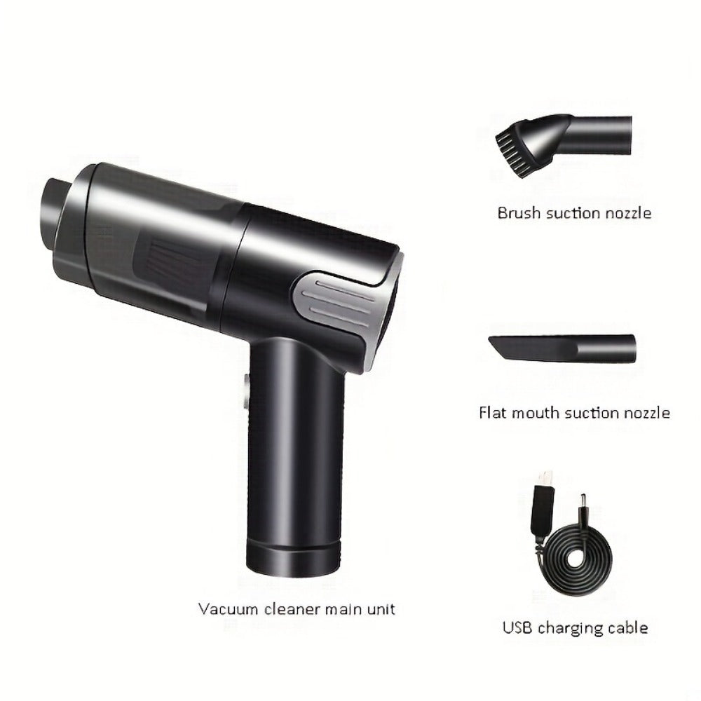 Wireless-silver Car Vacuum Cleaner Wireless Usb Charging Car Vacuum Cleaner Home Handheld Mini Desktop Vacuum Cleaner Portable appliances Home Essentials