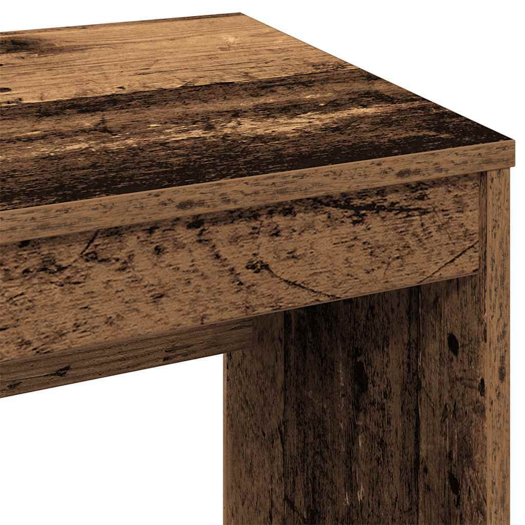 vidaXL Pisalna miza iz starega lesa 90x40x72 cm Izoblikovan les