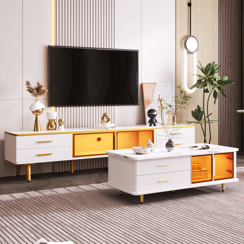 Table basse en panneaux de particules