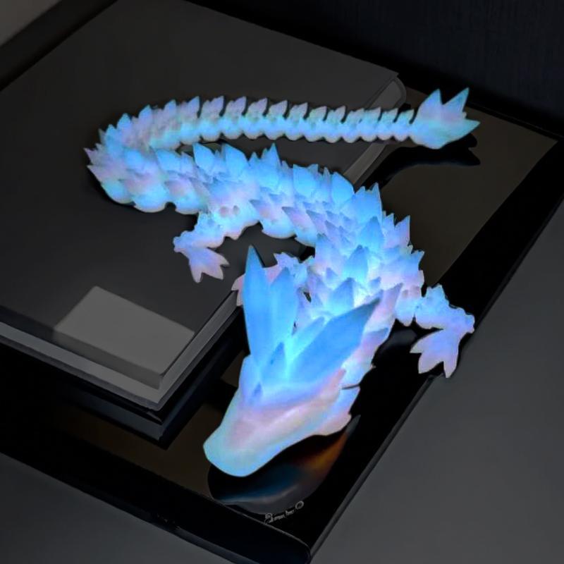 Diamond Pattern Dragon Realistic Brick Texture Cute And Easy To Store Home Decoration Collection Ornaments Suitable For Dinosaur Lovers