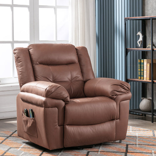 Power Lift Recliner, Electric Massage Heating Lift Chair for Elderly, Comfortable Living Room Armchair – Tech Cloth Sofa Furniture