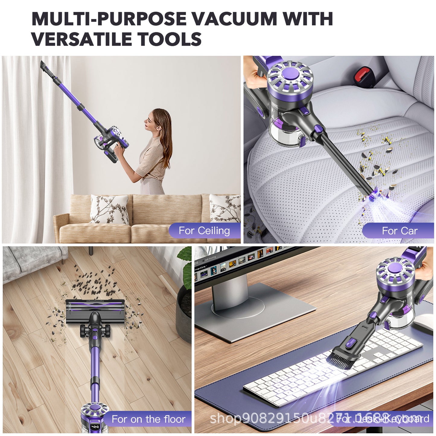 Household Small Portable Telescopic Vacuum Cleaner appliances Home Essentials