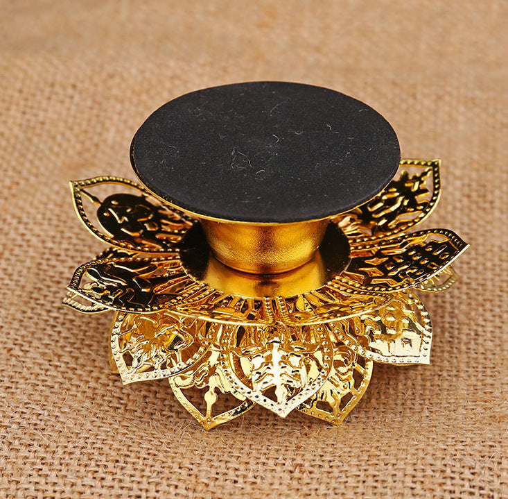 Lampe à bougie en alliage pour usage domestique, support de lampe de culte